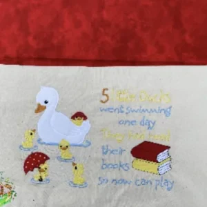 Sweetpea's Handmade Reading Cushion Collection - 5 Little Ducks