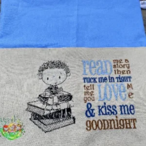 Sweetpea's Handmade Reading Cushion Collection - Booksitter Curly Hair Boy Read Me