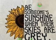Sweetpea's Handmade Embroidered Frame Collection - Be Someone's Sunshine