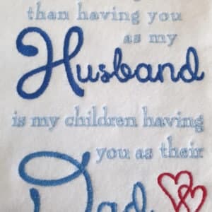 Sweetpea's Handmade Embroidered Frame Collection - Better than Husband