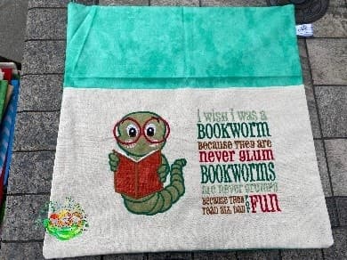 Sweetpea's Handmade Reading Cushion Collection - Bookworm
