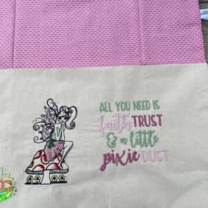 Sweetpea's Handmade Reading Cushion Collection - Fairy on Mushroom