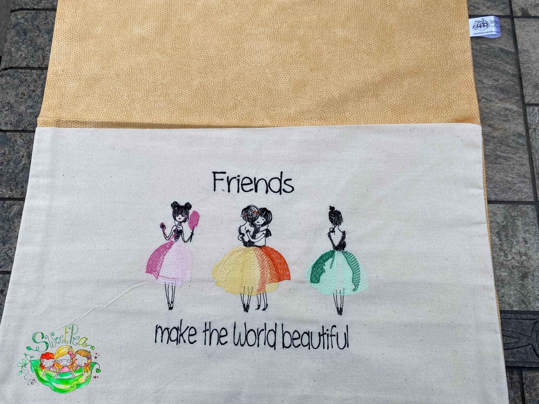 Sweetpea's Handmade Reading Cushion Collection - Friends Wonderful World