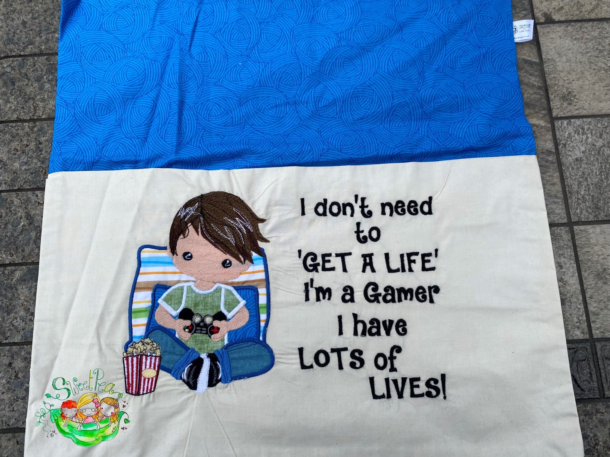 Sweetpea's Handmade Reading Cushion Collection - Gamer Boy Console
