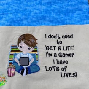 Sweetpea's Handmade Reading Cushion Collection - Gamer Boy iPad