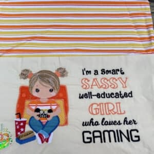 Sweetpea's Handmade Reading Cushion Collection - Gamer Girl Console