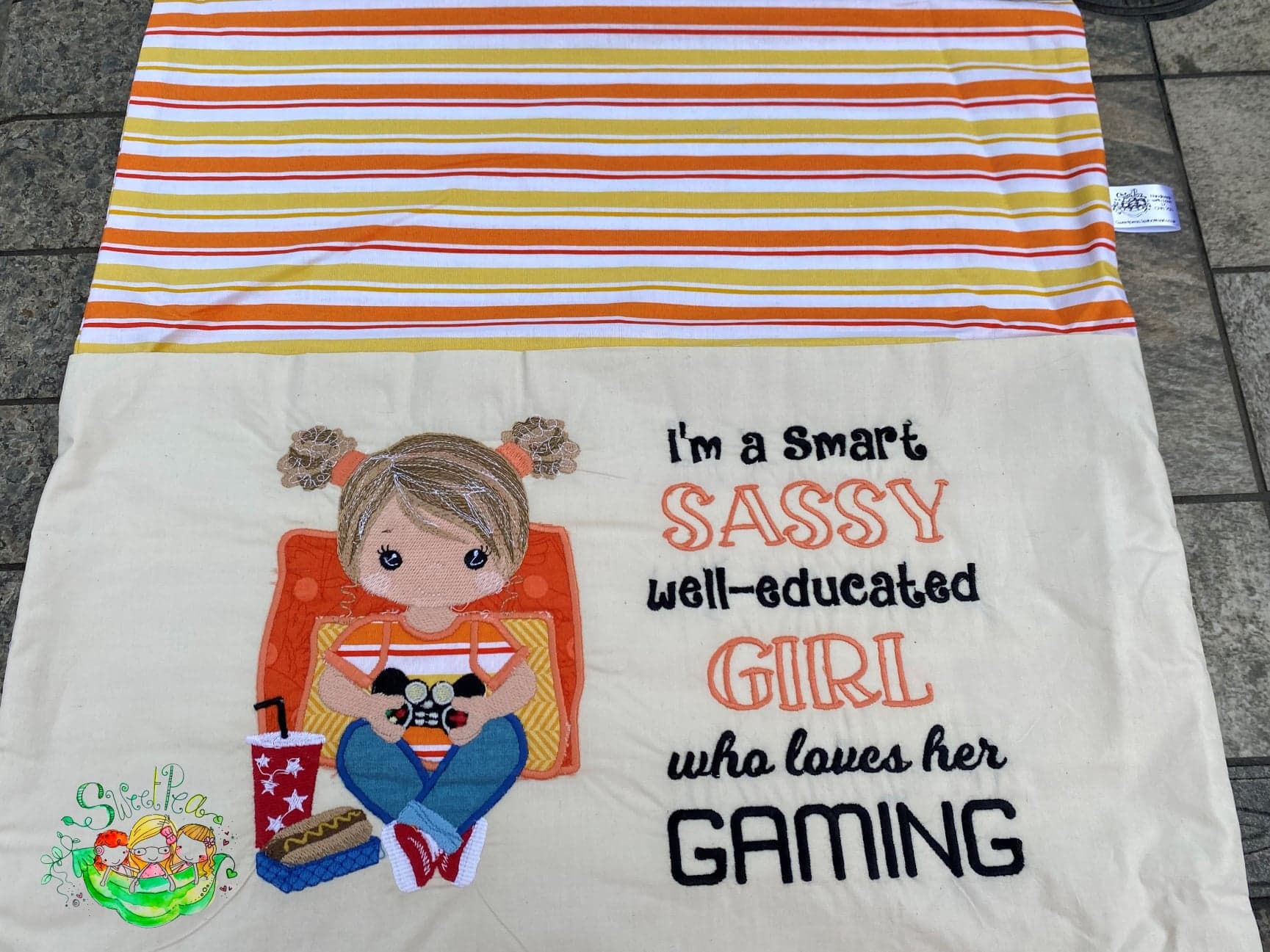 Sweetpea's Handmade Reading Cushion Collection - Gamer Girl Console