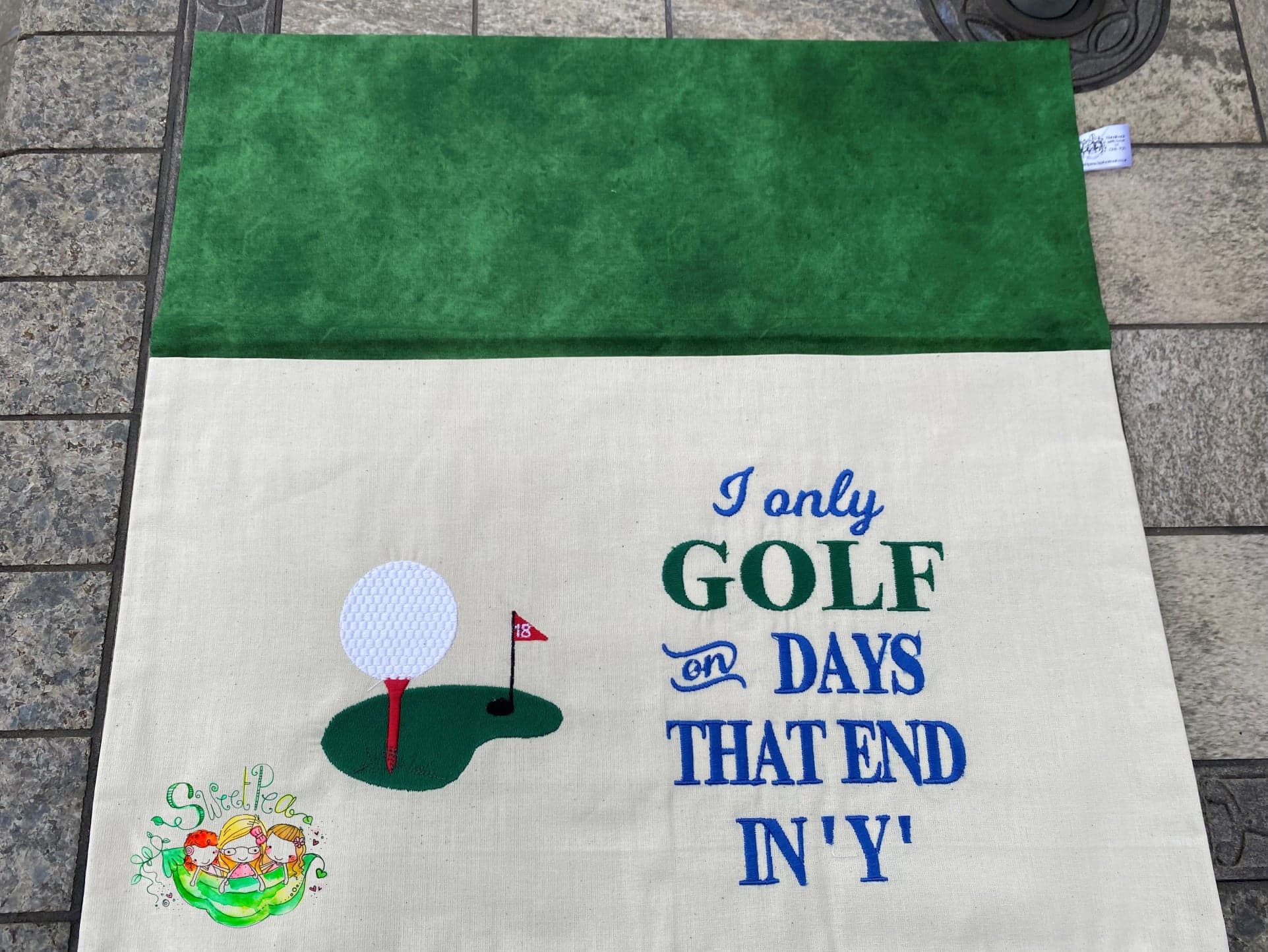 Sweetpea's Handmade Reading Cushion Collection - Golf