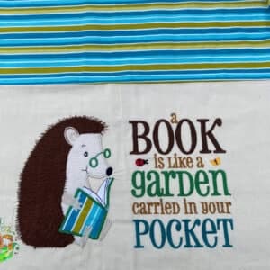 Sweetpea's Handmade Reading Cushion Collection - Hedgehog