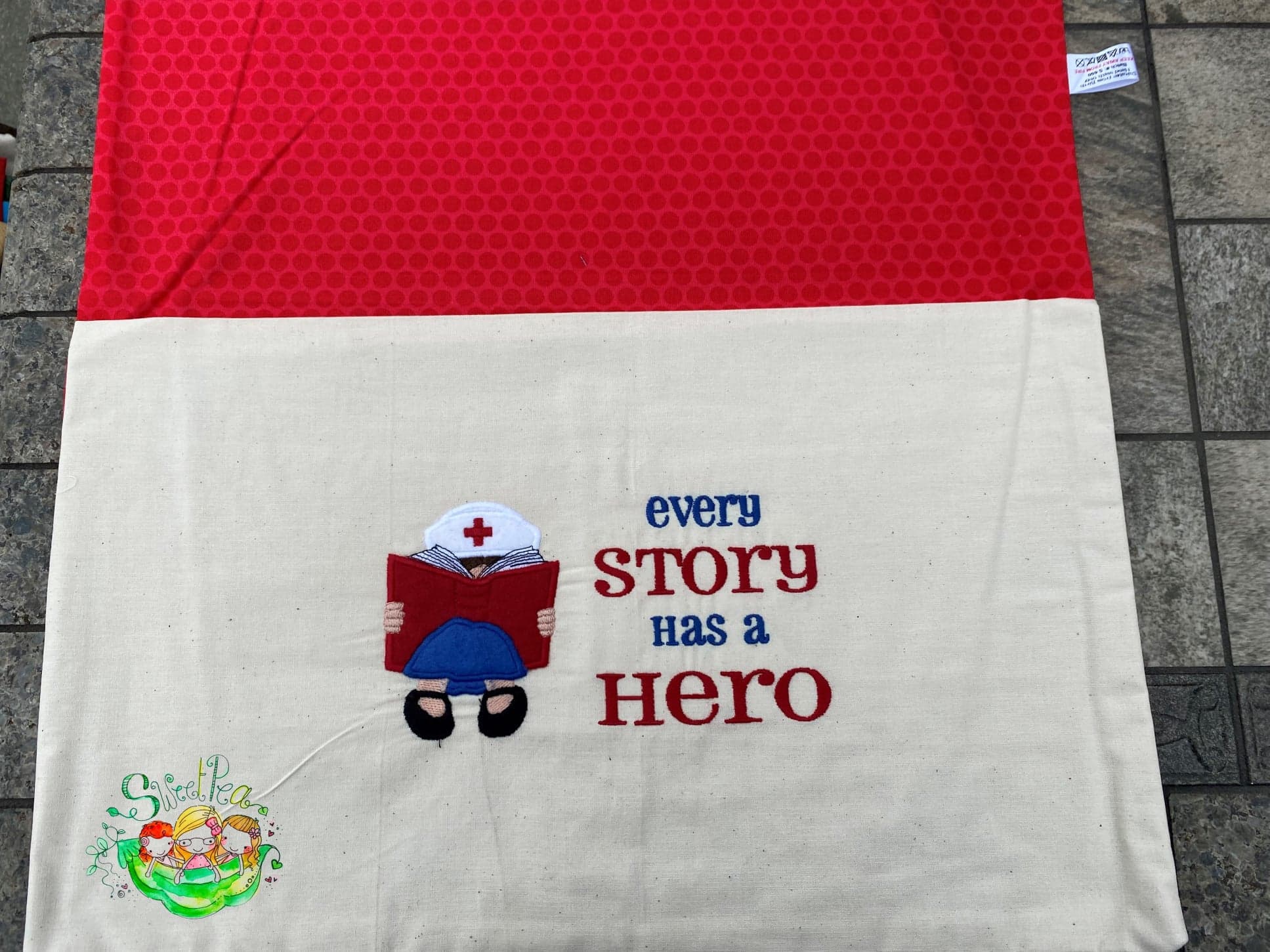 Sweetpea's Handmade Reading Cushion Collection - Hero Nurse