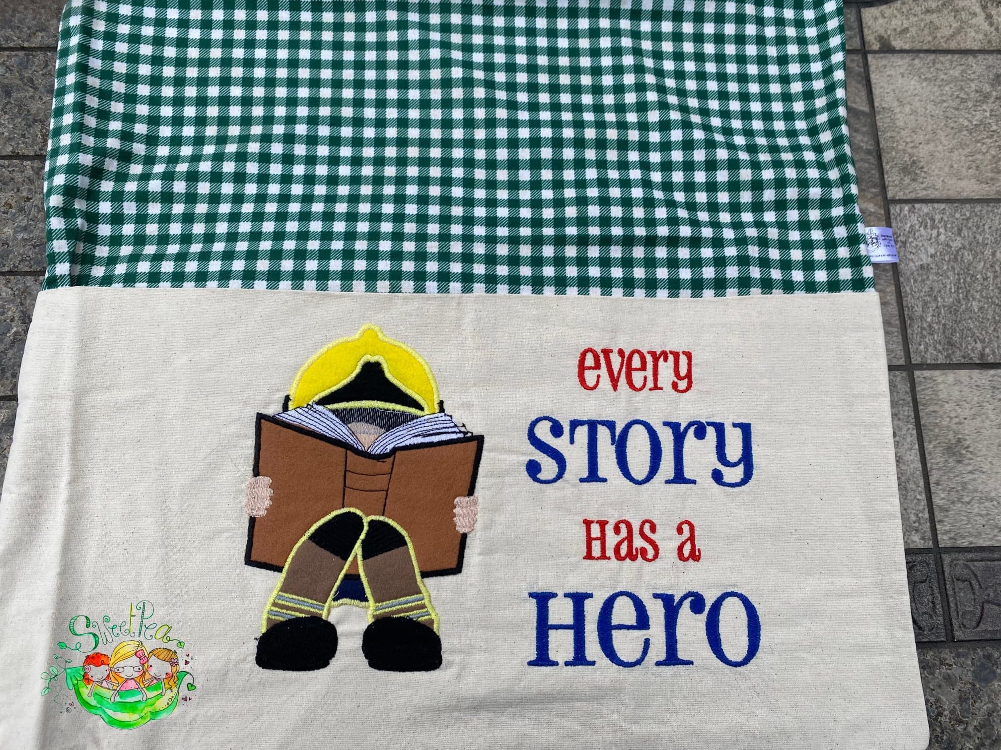 Sweetpea's Handmade Reading Cushion Collection - Hero Firefighter