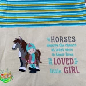 Sweetpea's Handmade Reading Cushion Collection - Horse & Rider