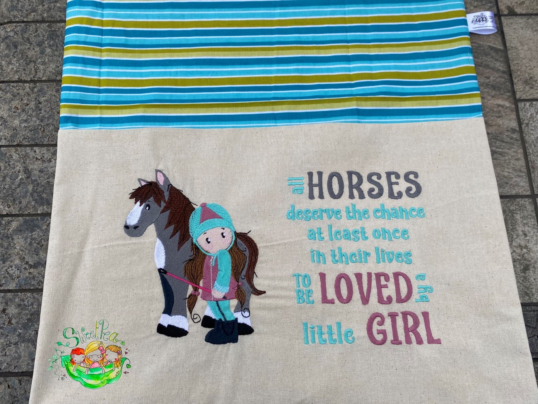 Sweetpea's Handmade Reading Cushion Collection - Horse & Rider