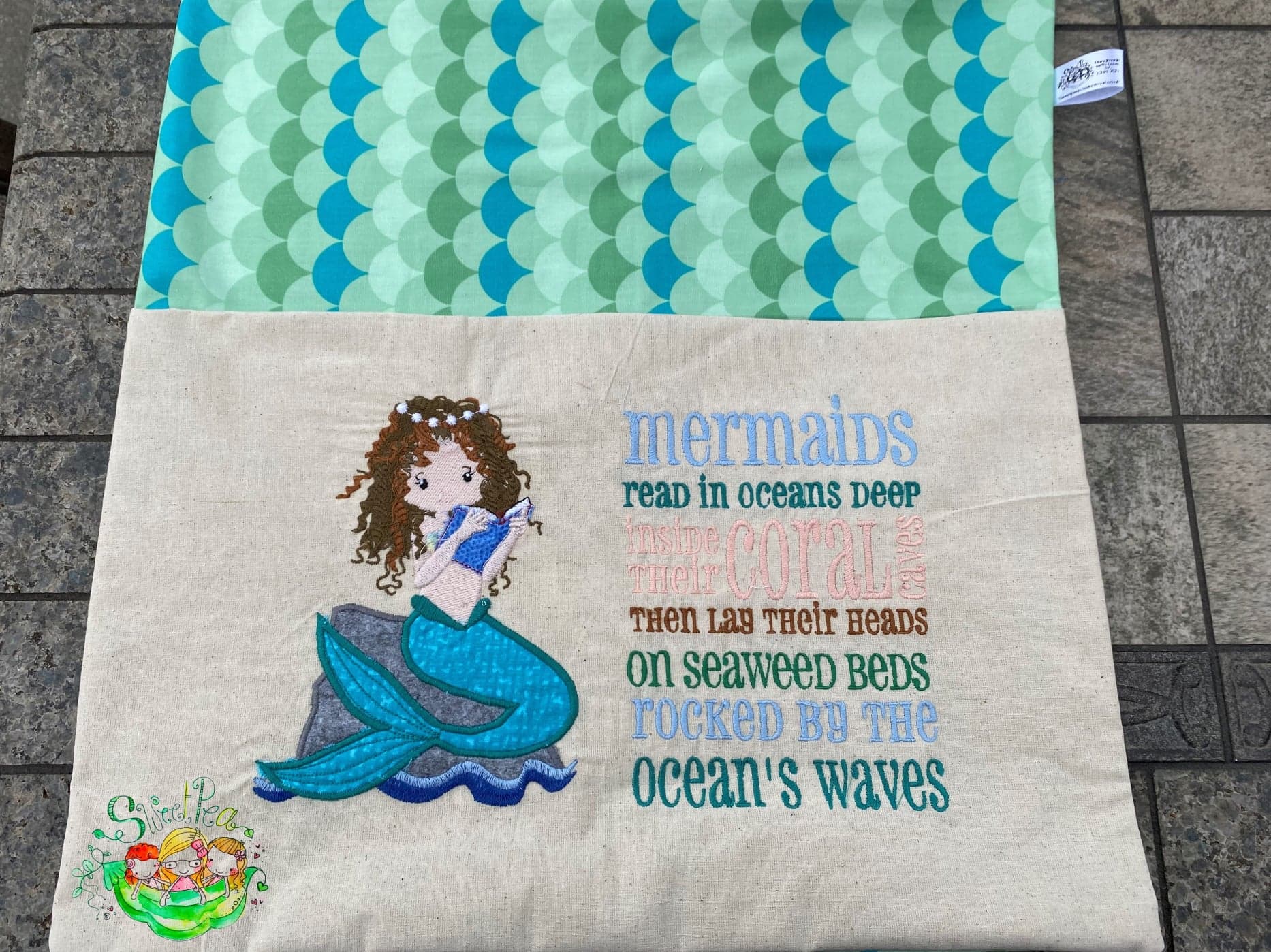 Sweetpea's Handmade Reading Cushion Collection - Mermaid