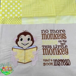 Sweetpea's Handmade Reading Cushion Collection - Monkey