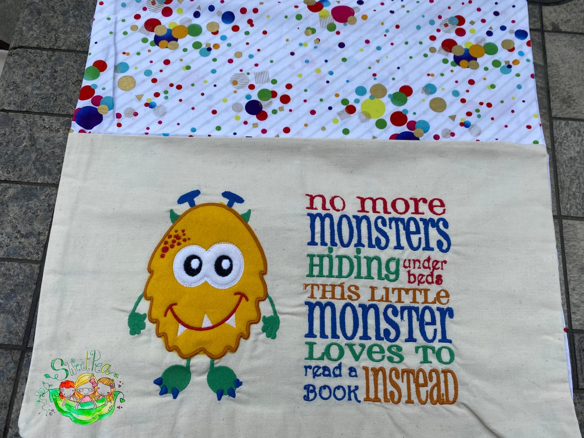 Sweetpea's Handmade Reading Cushion Collection  - Monster