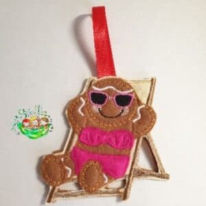 Sweetpea's Handmade Gingerbread Beach Collection - Deckchair Girl