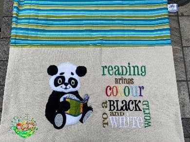 Sweetpea's Handmade Reading Cushion Collection - Panda