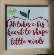 Sweetpea's Handmade Embroidered Frame Collection - Little Minds