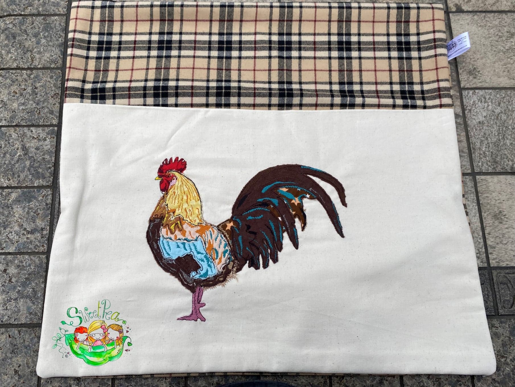 Sweetpea's Handmade Reading Cushion Collection - Rooster