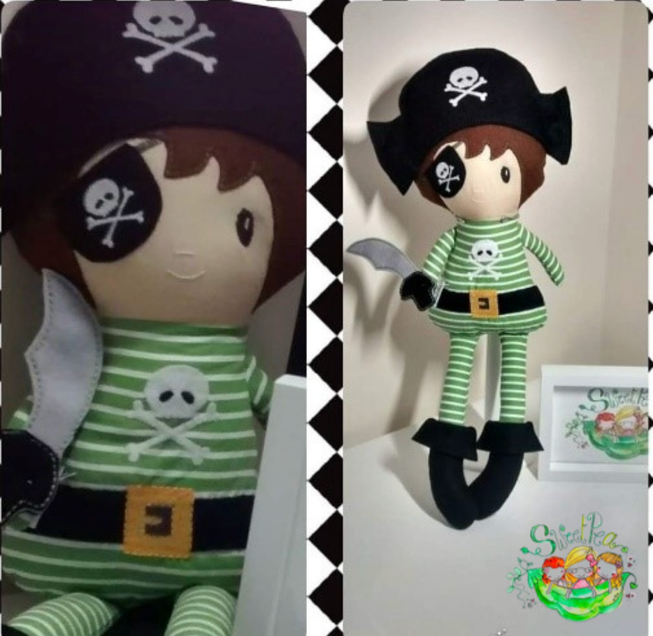 Sweetpea's Handmade Dolls - Pirate