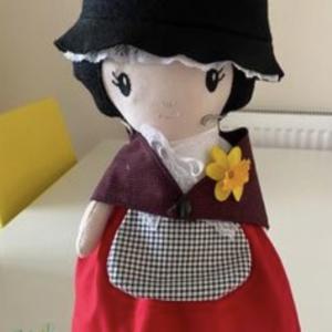 Sweetpea's Handmade Collector's Doll - Welsh Doll