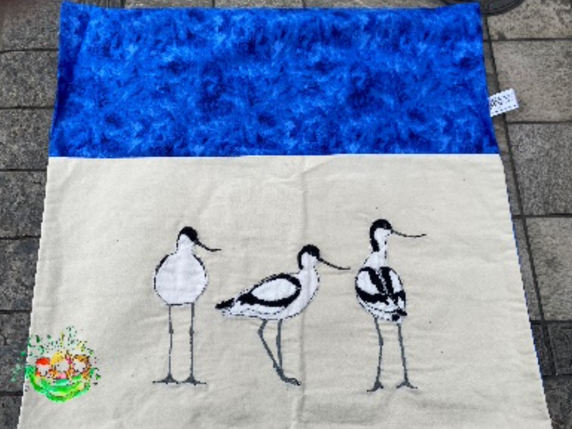 Sweetpea's Handmade Reading Cushion Collection - Avocets
