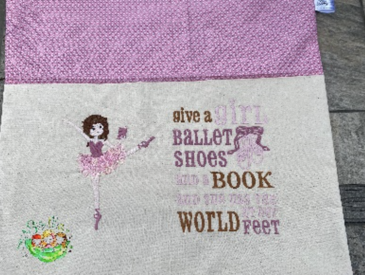 Sweetpea's Handmade Reading Cushion Collection  - Ballet Dancer