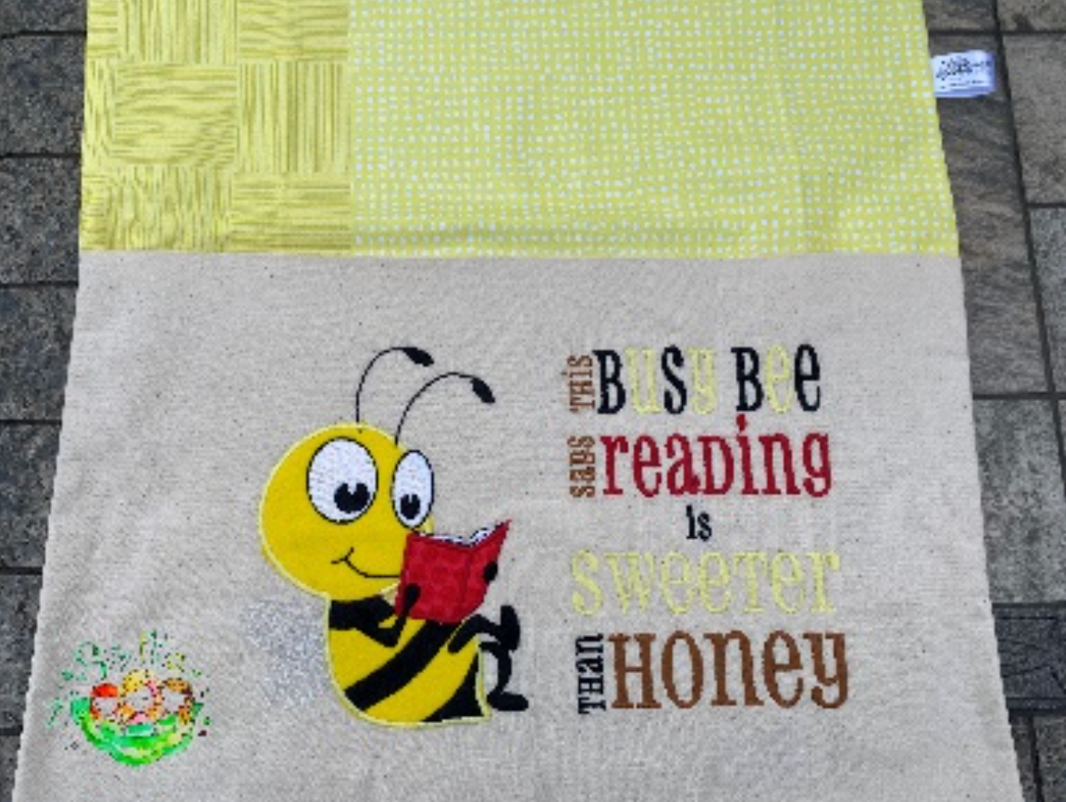 Sweetpea's Handmade Reading Cushion Collection - Bee