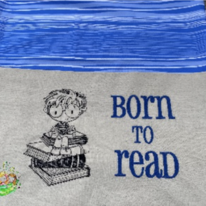 Sweetpea's Handmade Reading Cushion Collection - Booksitter Boy Born to Read
