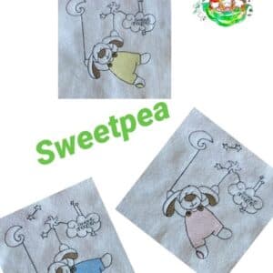 Sweetpea's Handmade Embroidered Frame Collection - Sweet Dreams