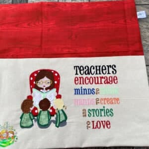Sweetpea's Handmade Reading Cushion Collection - Teacher Female