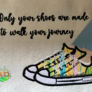 Sweetpea's Handmade Embroidered Frame Collection - Walk Your Journey