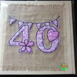 Sweetpea's Handmade Card Collection - Age Celebration 40