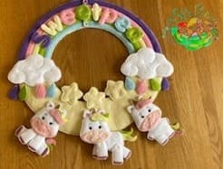 Sweetpea's Handmade Wreath Collection - Unicorn