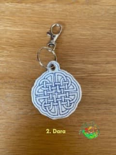 Sweetpea's Handmade Key Fob Collection - Celtic Dara Knot