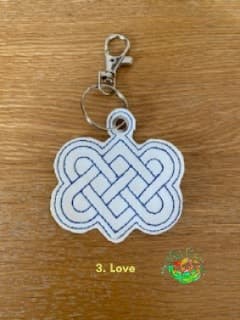 Sweetpea's Handmade Key Fob Collection - Celtic Love Knot