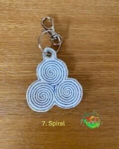 Sweetpea's Handmade Key Fob Collection - Celtic Spiral Knot