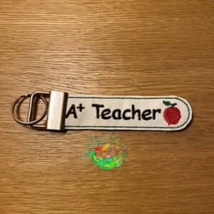Sweetpea's Handmade Key Fob Collection - A+ Teacher