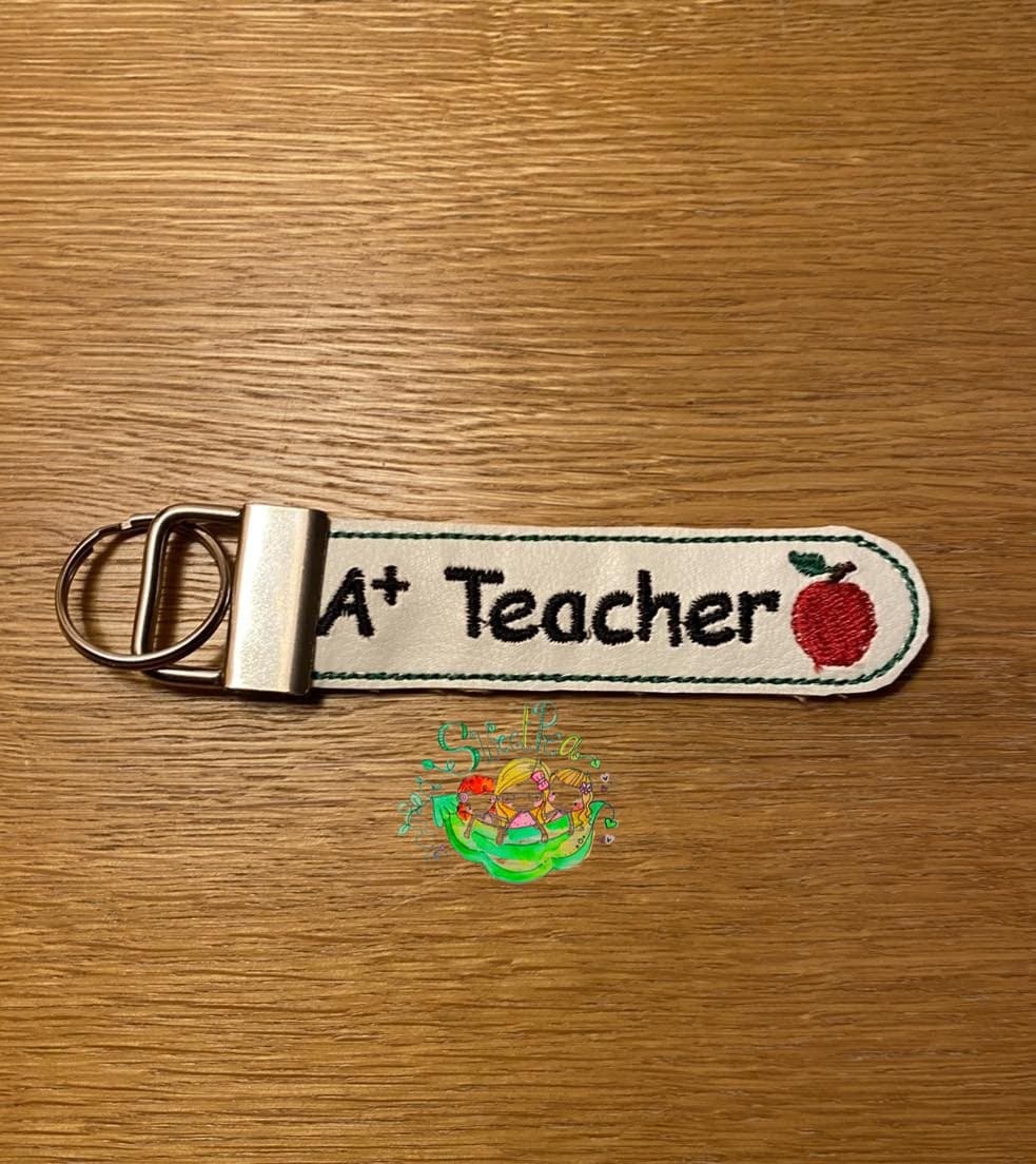 Sweetpea's Handmade Key Fob Collection - A+ Teacher