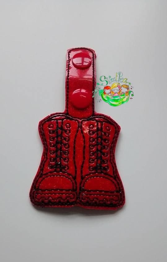 Sweetpea's Handmade Key Fob Collection - Army Boots