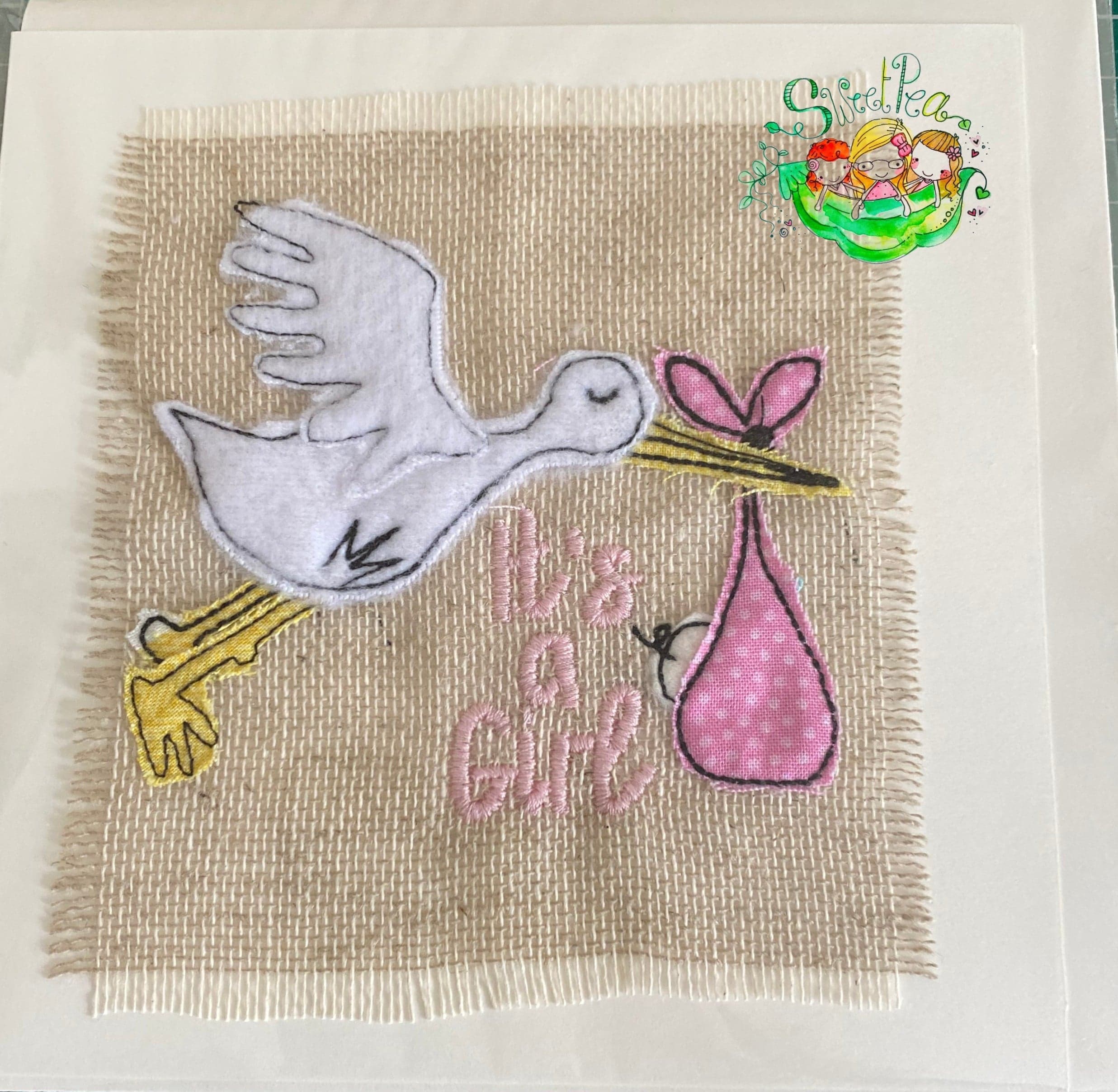 Sweetpea's Handmade Card Collection - It's a Girl