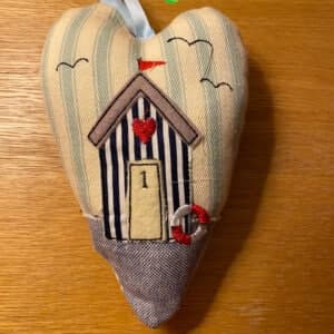 Sweetpea’s Handmade Hanging Decoration Collection - By The Sea - Beach Hut