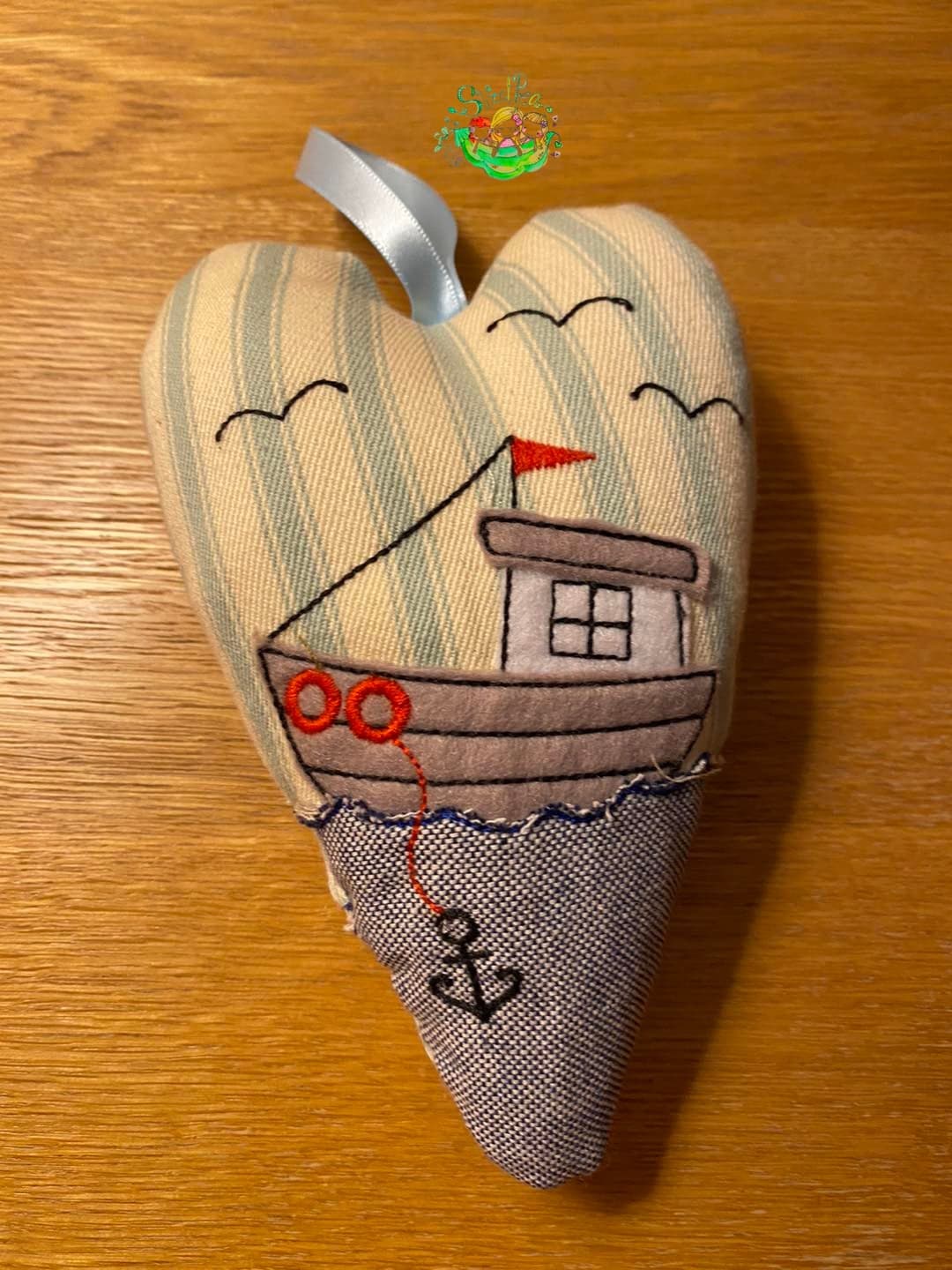 Sweetpea’s Handmade Hanging Decoration Collection - By The Sea - Boat