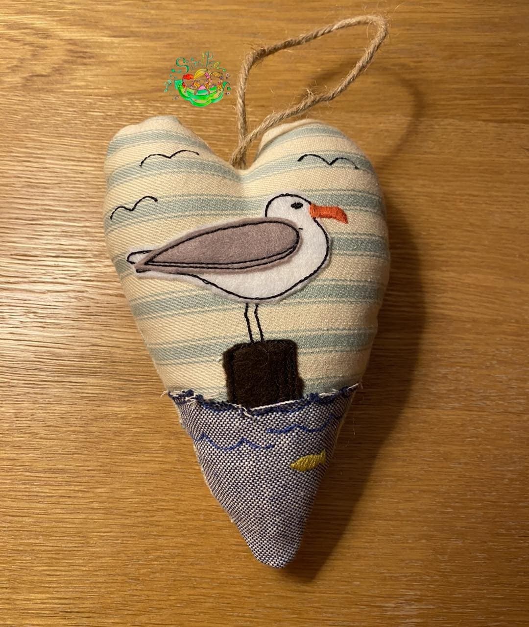 Sweetpea’s Handmade Hanging Decoration Collection - By The Sea - Gull
