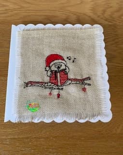 Sweetpea's Handmade Card Collection - Christmas Carolling Owl
