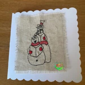 Sweetpea's Handmade Card Collection - Christmas Carolling Snow People