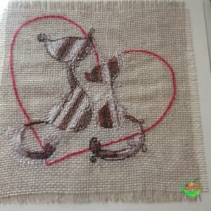 Sweetpea's Handmade Card Collection - Cat Heart