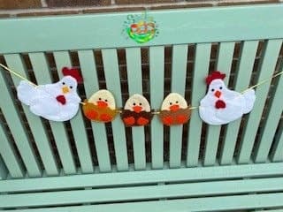 Sweetpea's Handmade Banner Collection - Chicken and Egg