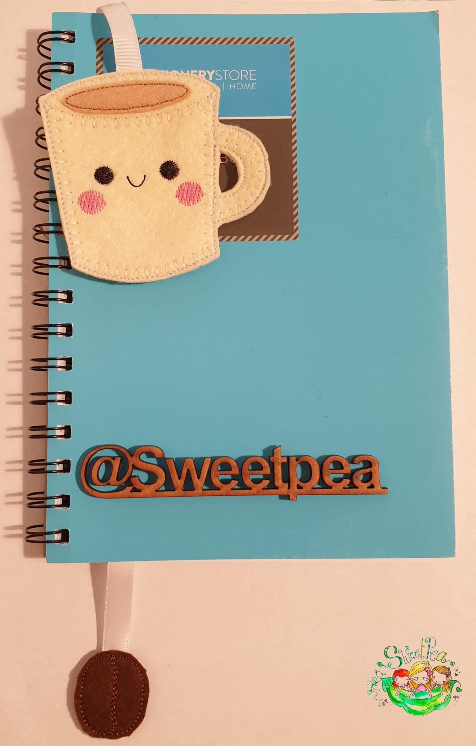Sweetpea's Handmade Bookmark Collection - Coffee Cup